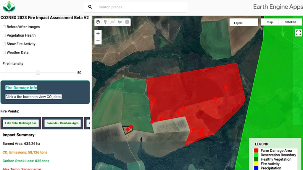 Home 2 Real-time carbon credit generation for landowners with satellite AI