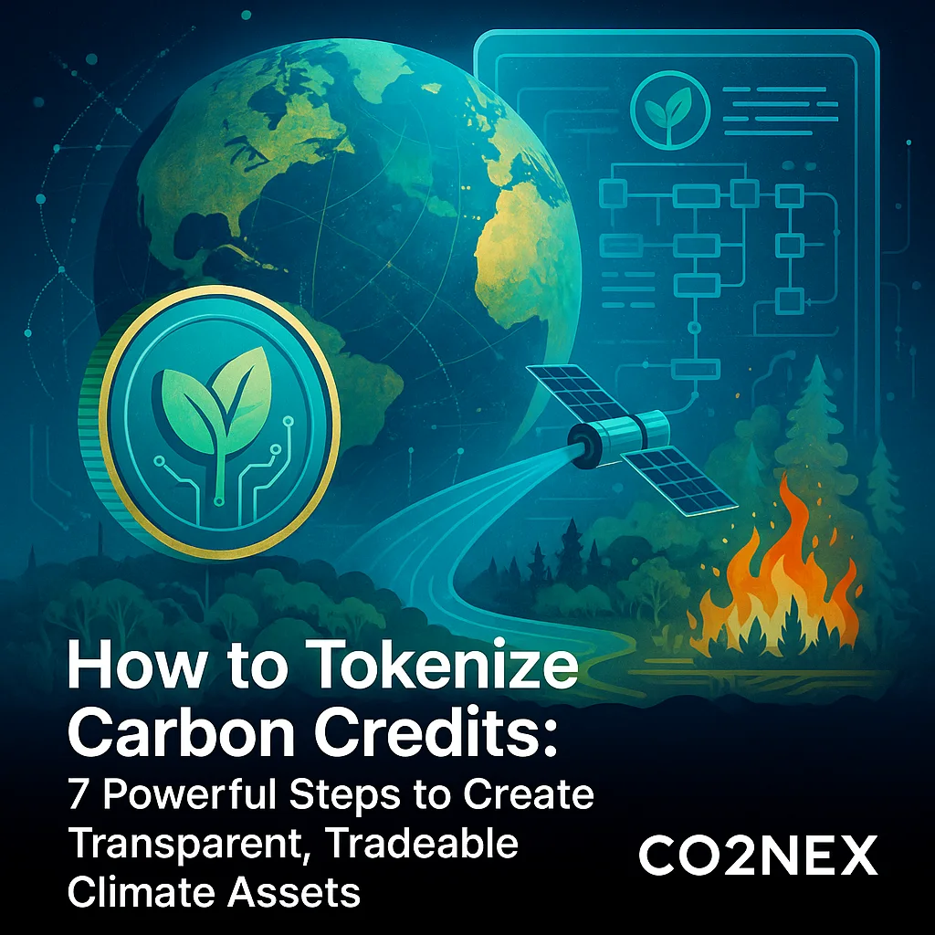 Blog 2 Discover how CO2NEX tokenize carbon credits unites satellite MRV, blockchain certification, smart contract automation, DeFi staking, and ESG reporting in the most advanced carbon trading platform on Earth.